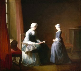 Chardin, Jean-Siméon - The Good Education - Google Art Project