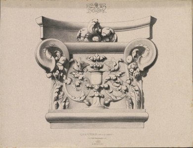 Chapiteau, (Château de Chambord), Style Renaissance, objectnr A 59256