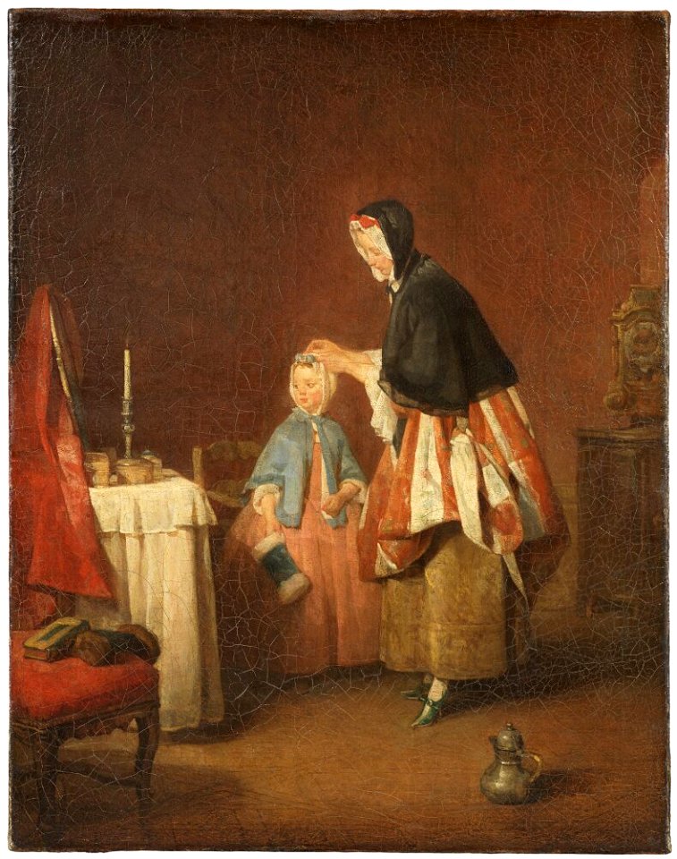 Chardin - The Morning Toilet, 1740 - 1741