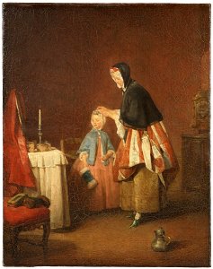 Chardin - The Morning Toilet, 1740 - 1741