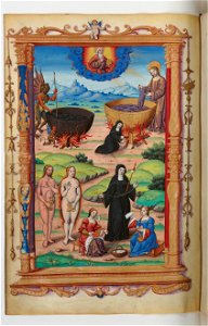 Chants royaux du Puy de la Conception de Rouen - BNF Fr1537 f16v (teinturier)