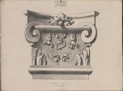 Chapiteau, (Château de Chambord), Style Renaissance, objectnr A 59257