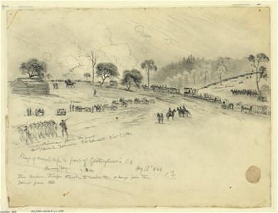 Charge of Hancock's Corps in front of Spottsylvania (sic) Court House LCCN2004661465