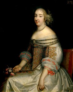 Charles Beaubrun - Portrait of Mademoiselle de Montpensier - WGA01529. Free illustration for personal and commercial use.