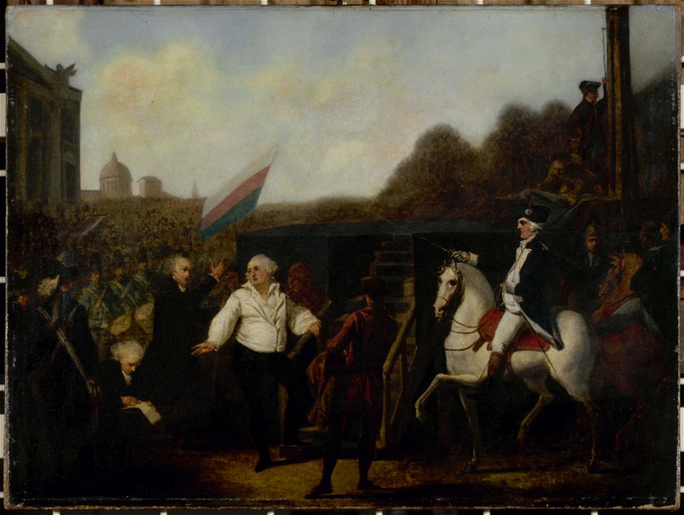 Charles Benazech - Exécution de Louis XVI, le 21 janvier 1793 - P2766 - Musée Carnavalet