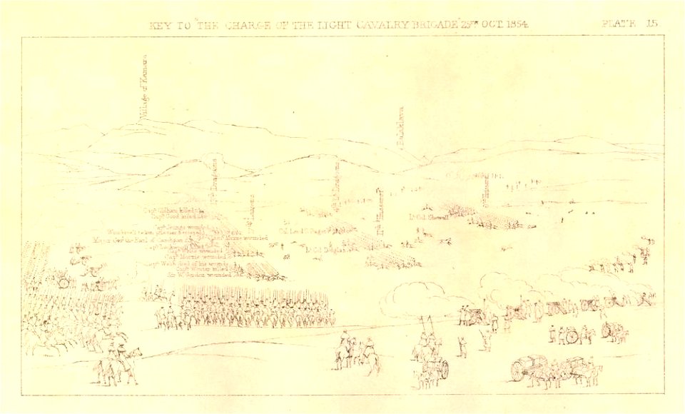 Charge of the Light Cavalry Brigade, 25th Oct. 1854 (BM 1944,0405.2.15 1)