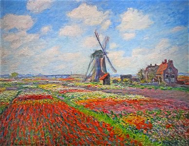 Champs de Tulipes de Claude Monet
