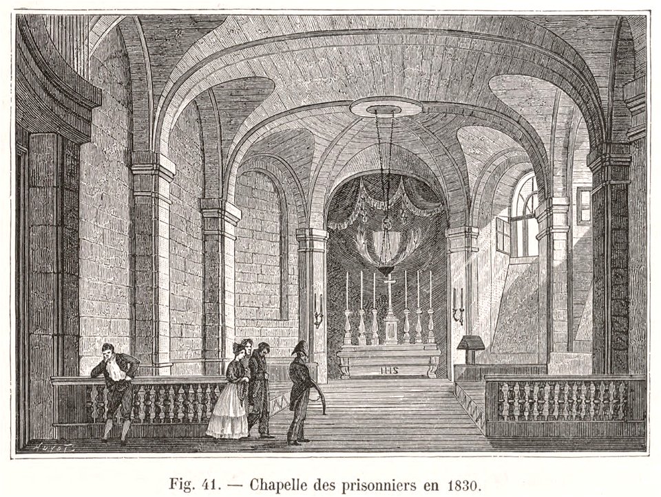 Chapelle des prisonniers en 1830