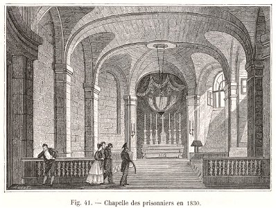 Chapelle des prisonniers en 1830