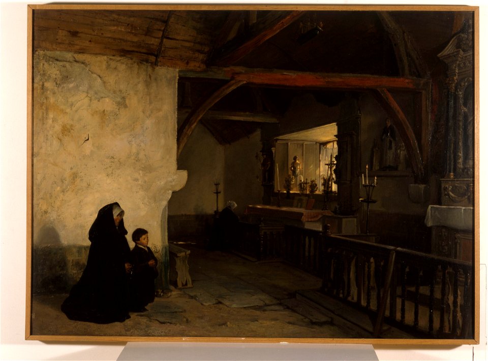 Chapelle à Plouha - Paul Chardin - musée d'art et d'histoire de Saint-Brieuc, DOC 92 1 1