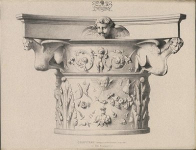 Chapiteau (Tombeau du Cardinal de Bourbon, Eglise St. Denis), objectnr A 59260