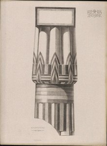 Chapiteau, Style Egyptien, objectnr A 59177
