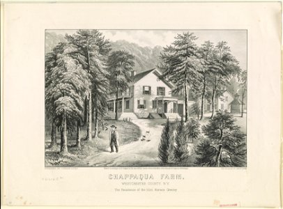 Chappaqua Farm, Westchester County, N.Y.- The residence of the Hon. Horace Greeley LCCN90715888