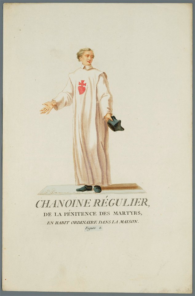 Chanoine régulier de la Pénitence des Martyrs, objectnr A 16318