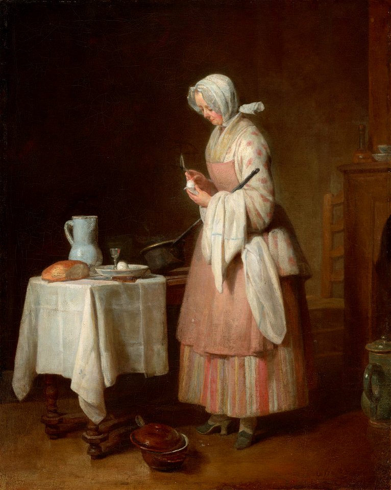Chardin - The Attentive Nurse, 1747