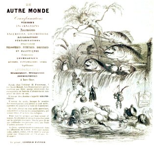 Un autre monde - Le Charivari, 21 juillet 1843, p. 4, crop