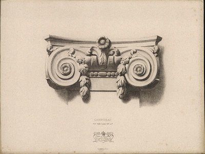 Chapiteau, Style Louis XIV, objectnr A 59275
