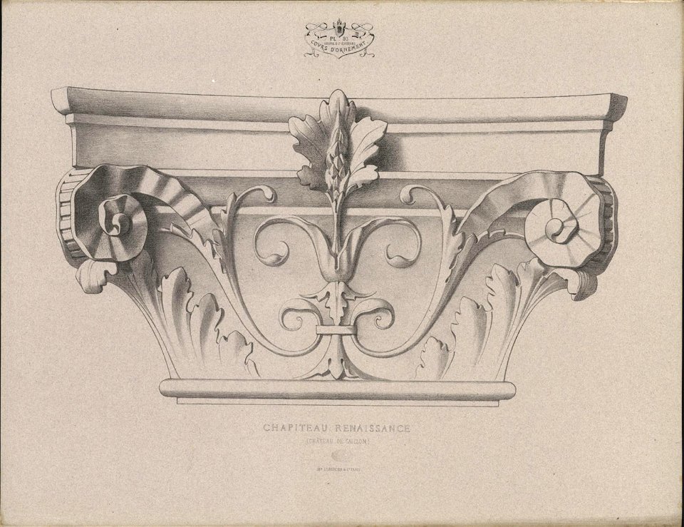 Chapiteau Renaissance (Château de Gaillon), objectnr A 59266