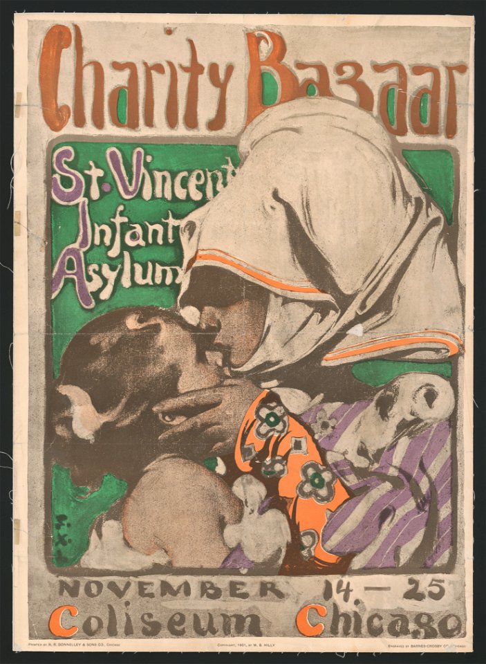 Charity bazaar, St. Vincent infant asylum, November 14-25; Coliseum Chicago. LCCN2014650143