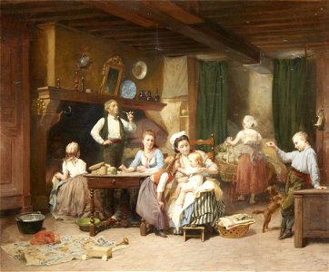 Charles Auguste Romain Lobbedez Family time