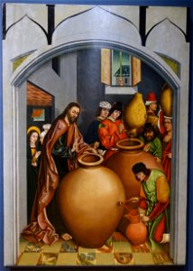 Changing the Water into Wine, by Fernando Gallego workshop, 1480-1488, oil on panel - University of Arizona Museum of Art - University of Arizona - Tucson, AZ - DSC08336