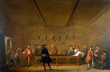 Chardin - La Partie de billard, Vers 1720, P2081