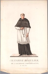 Chanoine régulier de l'ancienne congrégation de Val-Vert, objectnr A 16290