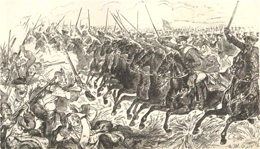Charge of the Bayreuth Dragoons at the Battle of Hohenfriedberg