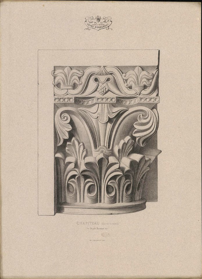 Chapiteau (Eglise St. Denis), Style Roman, objectnr A 59216