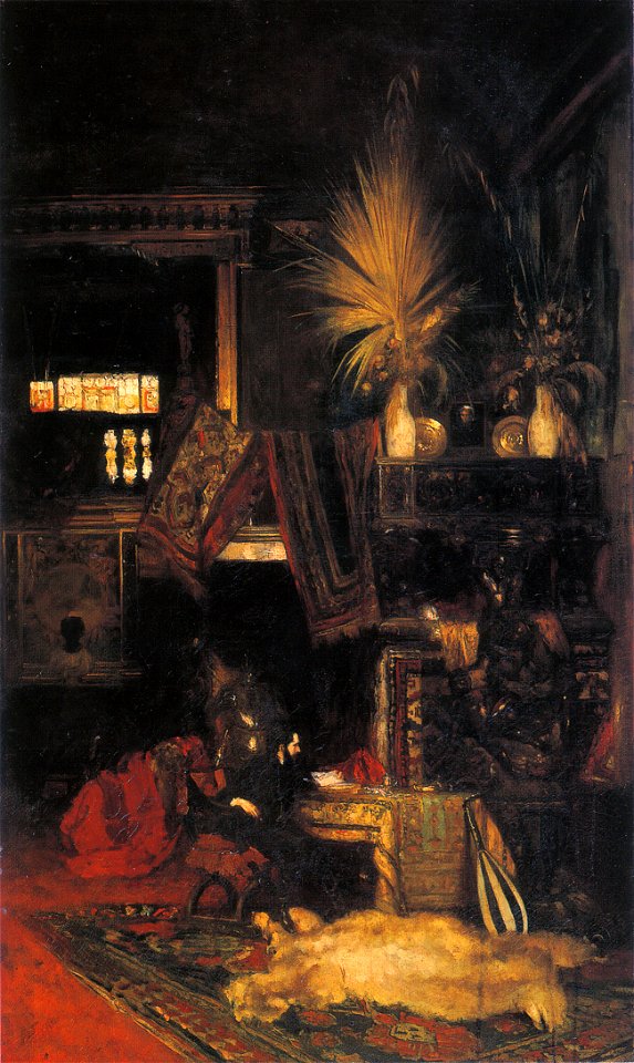 Charlemont-Hans Makart in his studio