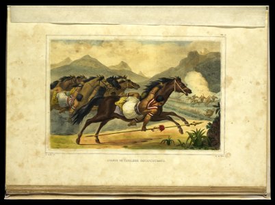 Charge de cavalerie Gouaycourous (2) (2), da Coleção Brasiliana Iconográfica