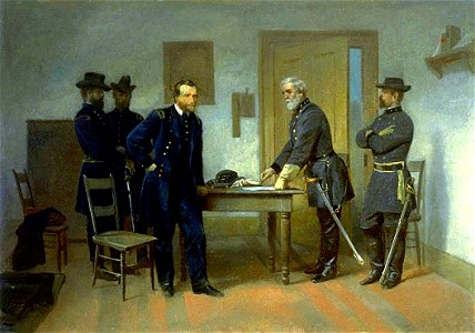 Alonzo Chappel - Lee Surrendering to Grant at Appomattox - 1981.139 - Smithsonian American Art Museum