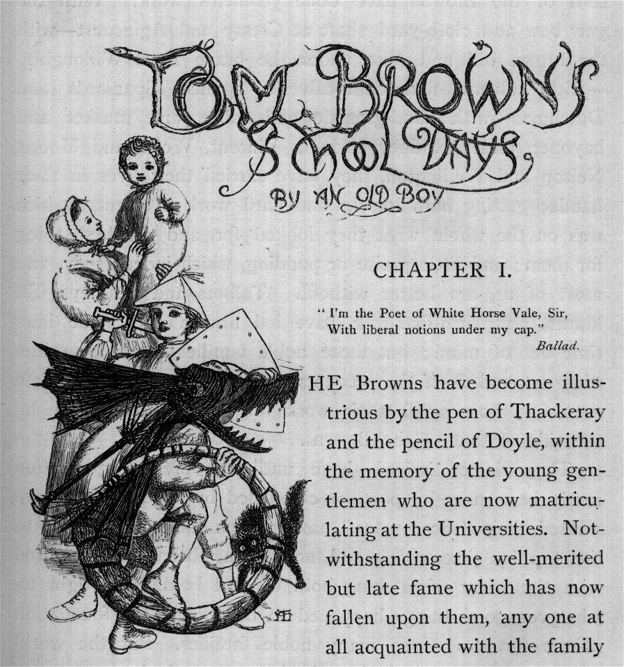 Chapter 1 - Tom Brown's School Days (1869)