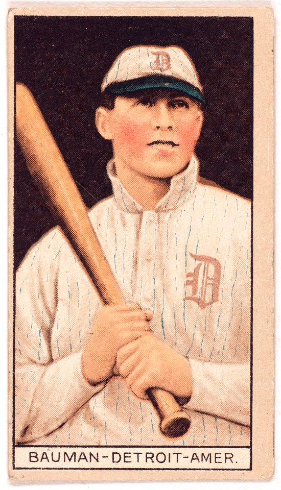 Charles Bauman, Detroit Tigers, baseball card portrait LCCN2008678361