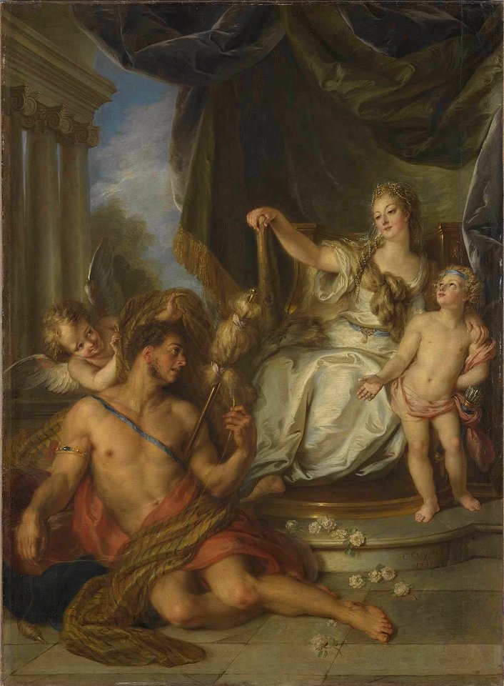 Charles Antoine Coypel - Herkules und Omphale - 1168 - Bavarian State Painting Collections