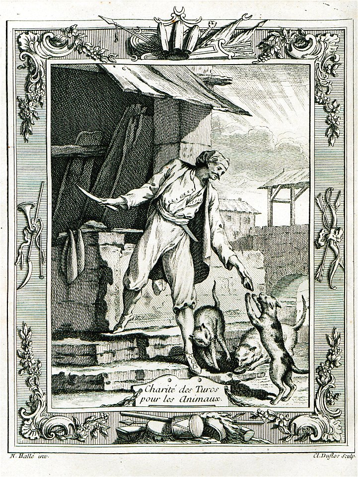 Charité des Turcs pour les animaux - Guer Jean-antoine - 1746