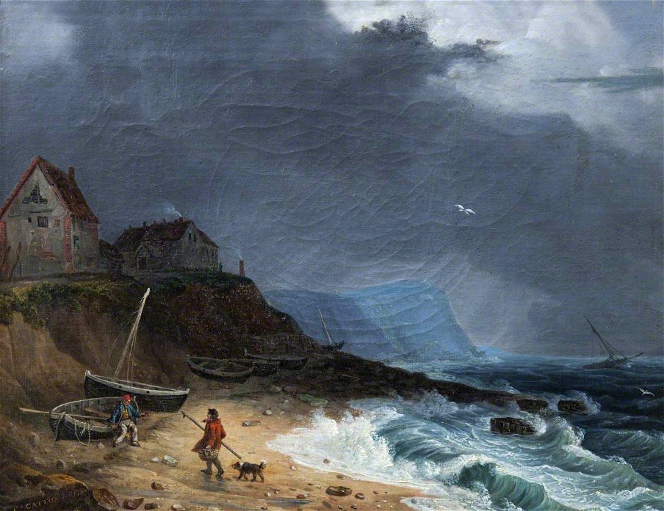 Charles Catton the younger (1756-1819) - Sheringham Beach, Norfolk - 1401301 - National Trust