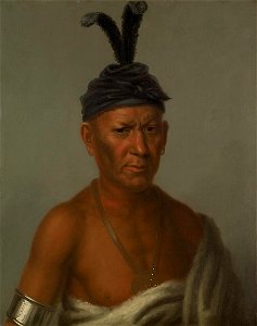 Charles Bird King - Wakechai (Crouching Eagle), Saukie Chief - 2010.88 - Crystal Bridges Museum of American Art