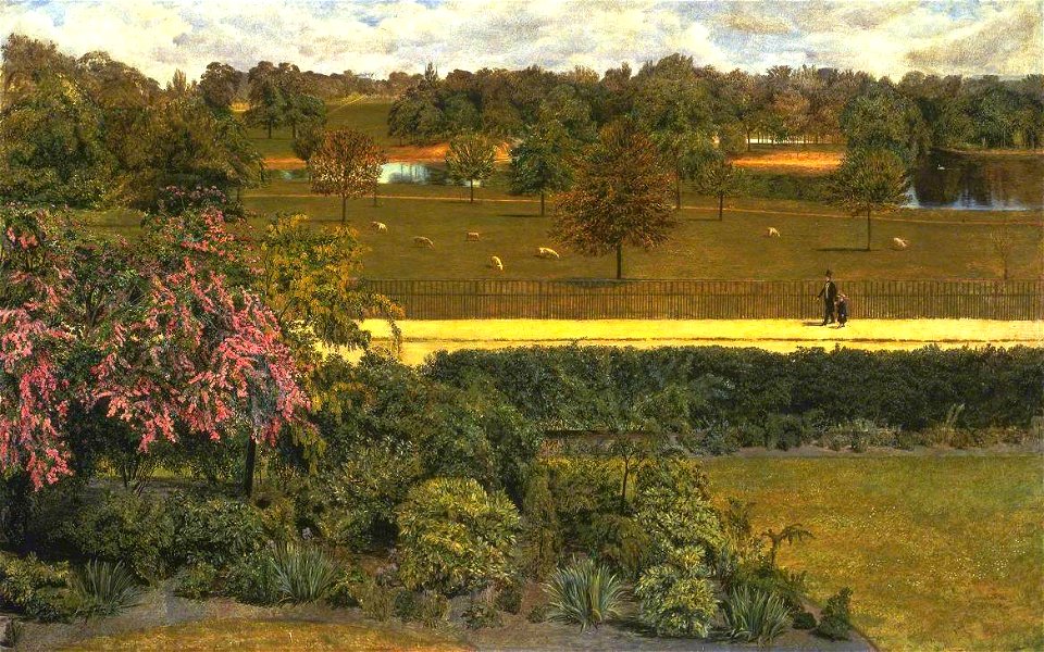 Charles Allston Collins (1828-1873) - May, in the Regent's Park - T03025 - Tate