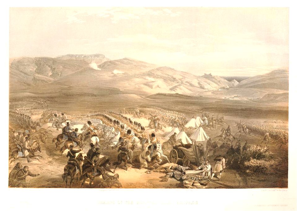 Charge of the Heavy Cavalry Brigade (BM 1944,0405.2.6 1)