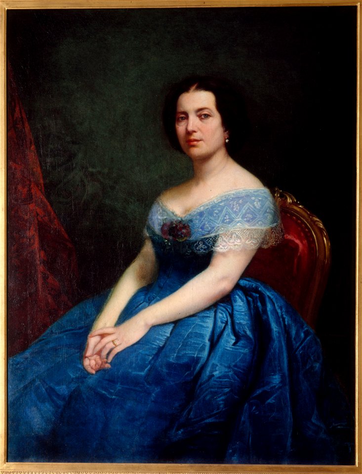 Charles Bonnegrâce - Portrait d'Ernesta Grisi, 1866