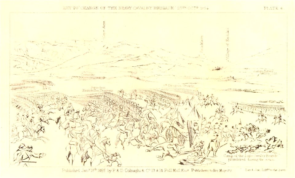 Charge of the Heavy Cavalry Brigade (BM 1944,0405.2.6)
