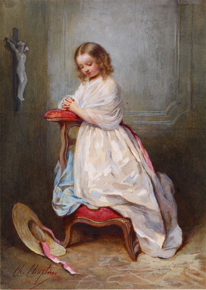 Charles Chaplin - Girl in White Dress - Walters 371405 (2)