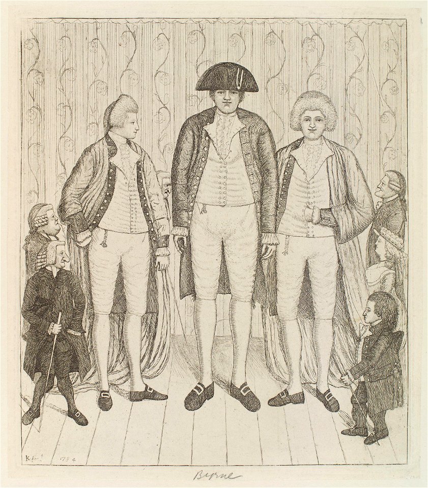 Charles Byrne; James Burnett, Lord Monboddo; William Richardson; John Bell; Baillie Kyd by John Kay