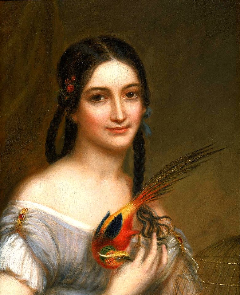 Charles Bird King - Miss Satterlee - 1976.117 - Smithsonian American Art Museum