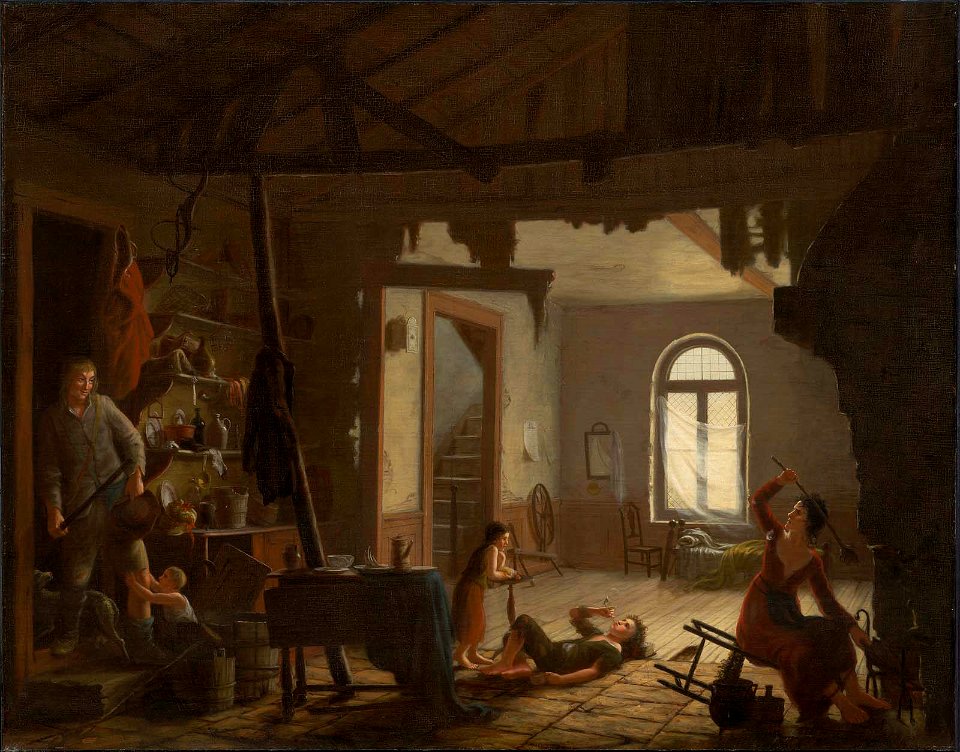 Charles Bird King - Rip van Winkle Returning from a Morning Lounge - 64.442 - Museum of Fine Arts