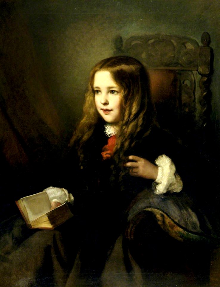 Charles Albert Ludovici (1820-1894) - Mrs George Gibbs of Belmont, née Laura Beatrice Elton (1842–1911), as a Young Girl - 624148 - National Trust
