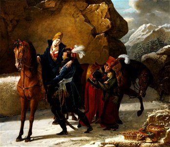 Charles Brocas Humane Geste des Prinzen von Neuchâtel