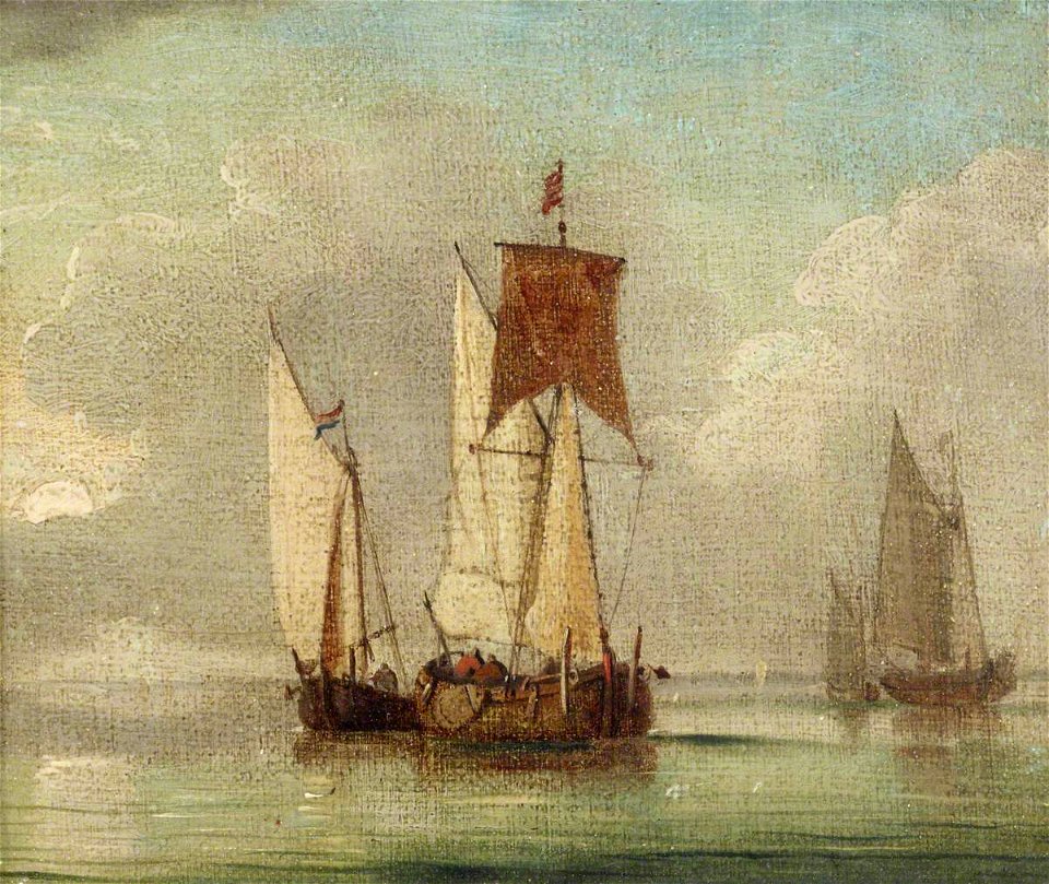 Charles Brooking (1723-1759) - Fishing Boats on a Calm Sea - 515519.9 - National Trust