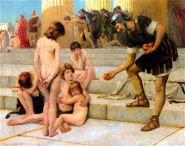 Charles Bartlett - Captives in Rome, 1888